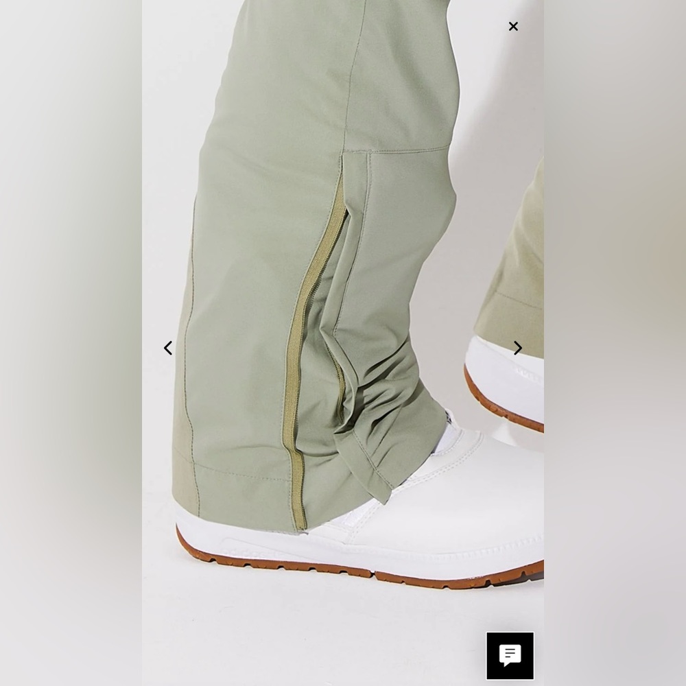 Halfdays Snow Gear “Alessandra” Ski/Snowboard Pant in Sage - Picture 5 of 7